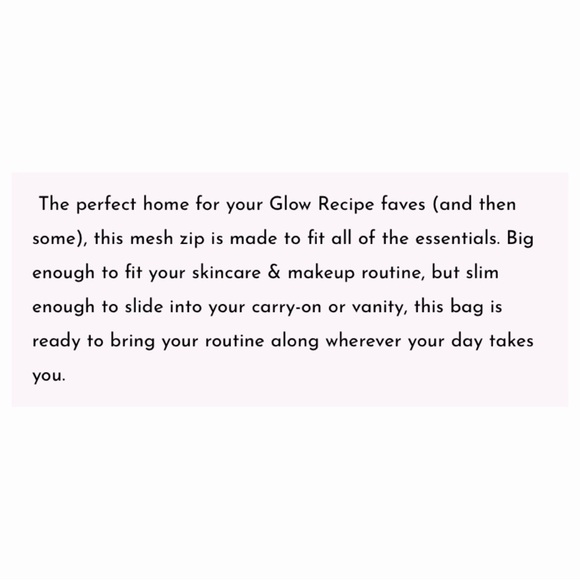 GLOW RECIPE Body Cream, Niacinamide Dew Drops, PHA + BHA Toner & Pink Bag - Picture 8 of 8